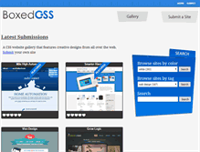 Tablet Screenshot of boxedcss.com